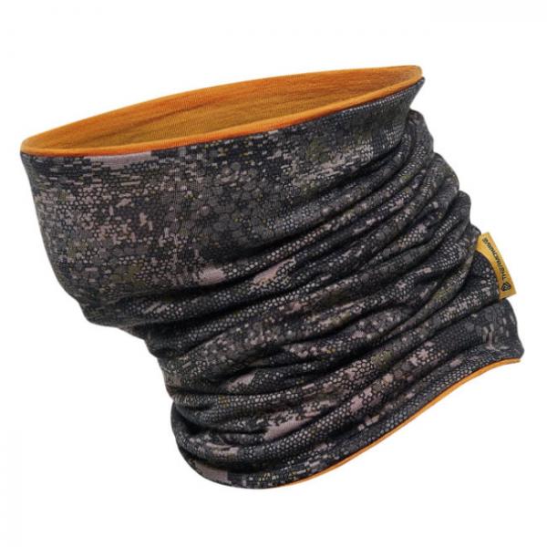 Merino Rundschal Loop wendbar | Camo - Orange